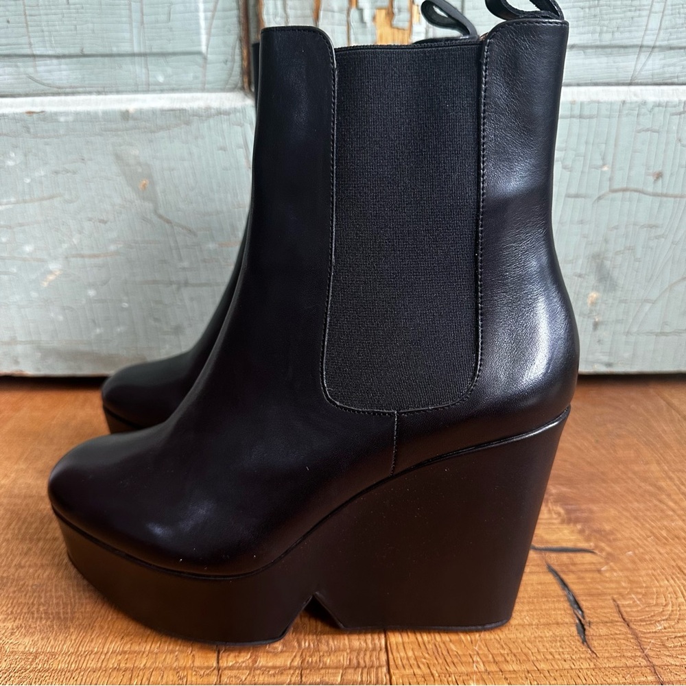 NIB Robert Clergerie Beatrice Ankle Boot Black Calfskin Size 8.5 - Picture 3 of 15